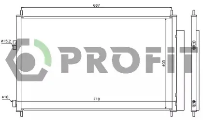 PR 2023C1 PROFIT Конденсатор, кондиционер PR 2023C1 PROFIT Конденсатор, кондиционер